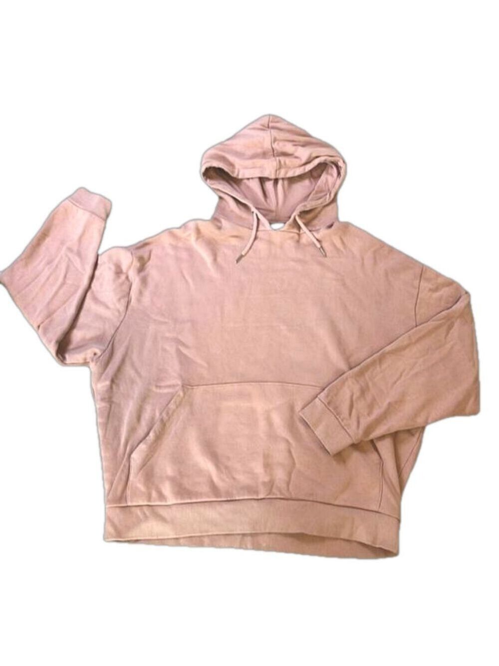 ASOS Light Pink Oversized Hoodie Kangaroo Pocket Cozy Size L (fits to XXL)